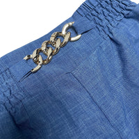 Pantalón Ancho de Cintura Alta, Corte Recto