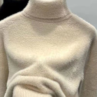 Jersey de Cuello Alto, Efecto Piel Sintética