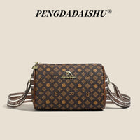 Bolso Bandolera Forma Almohada, Estampado de Letras