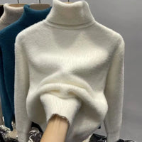 Jersey de Cuello Alto, Efecto Piel Sintética