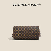 Bolso Bandolera Forma Almohada, Estampado de Letras