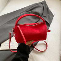 Bolso Bandolera Tipo Cubo, Piel Sintética