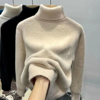 Jersey de Cuello Alto, Efecto Piel Sintética