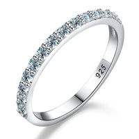 Anillo de Moissanita con Certificado GRA, Diseño Corona