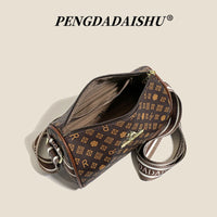 Bolso Bandolera Forma Almohada, Estampado de Letras